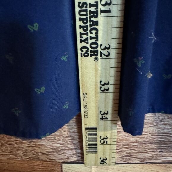 Saddlebred Shirt 3XLT Men Blue Floral Long Sleeve Button Down Classic Fit Holly - Picture 5 of 6